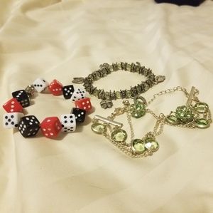 Lucky Irish Green Halloween Costume Jewelry Lot